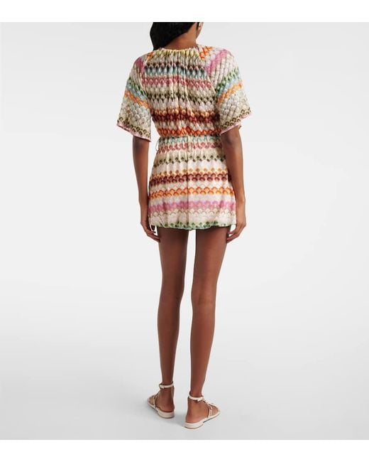 Missoni Multicolor Crochet Miniskirt