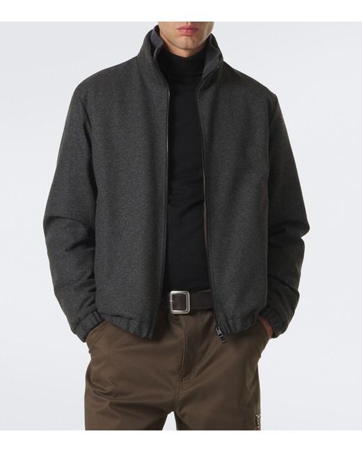 Moncler Black Limberl Flannel Down Jacket for men