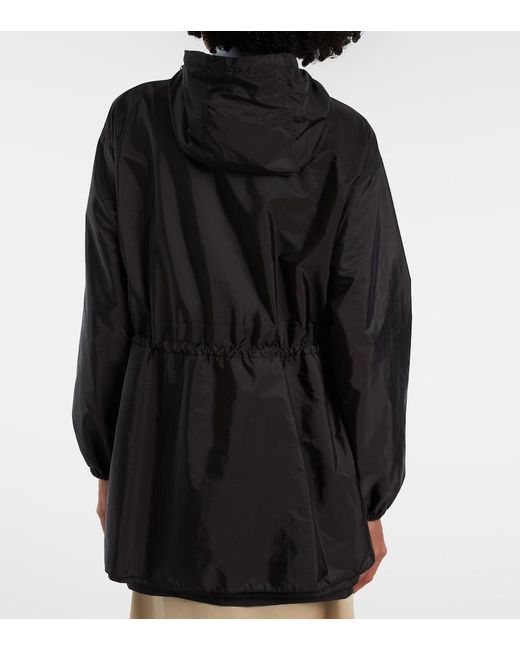 Moncler Black Weteau Hooded Parka