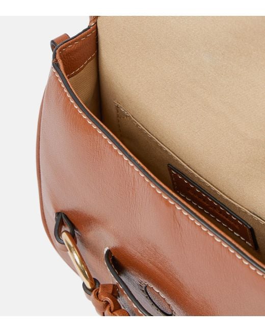See By Chloé See By Chloe Saddie Small Leather Satchel Bag in