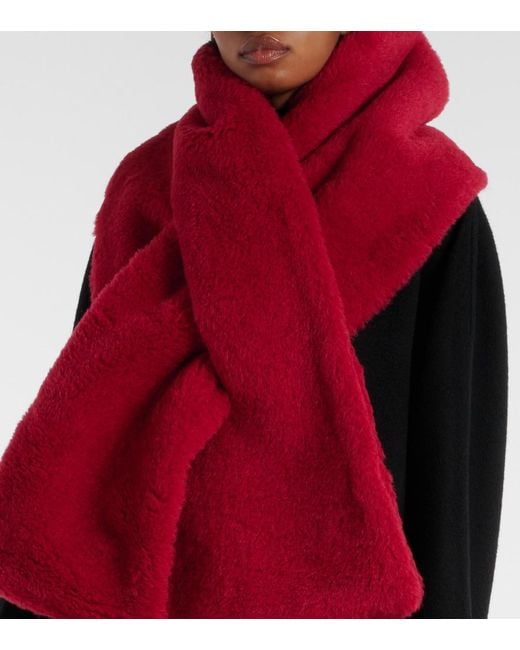 Sciarpa Full di Max Mara in Red