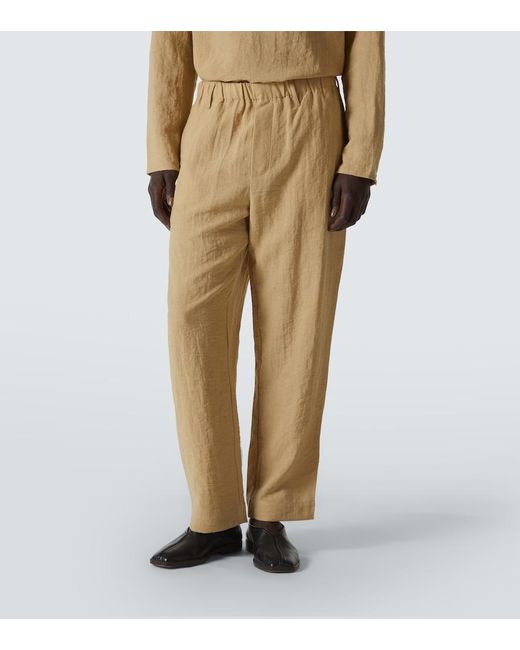 Commas Natural Mid-Rise Straight Pants for men