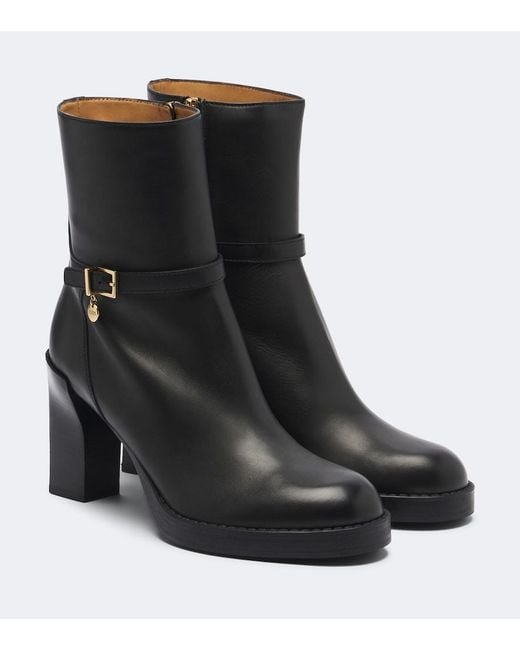 Tod's Black Leather Ankle Boots