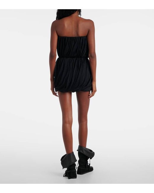 Isabel Marant Black Ambrine Gathered Skirt