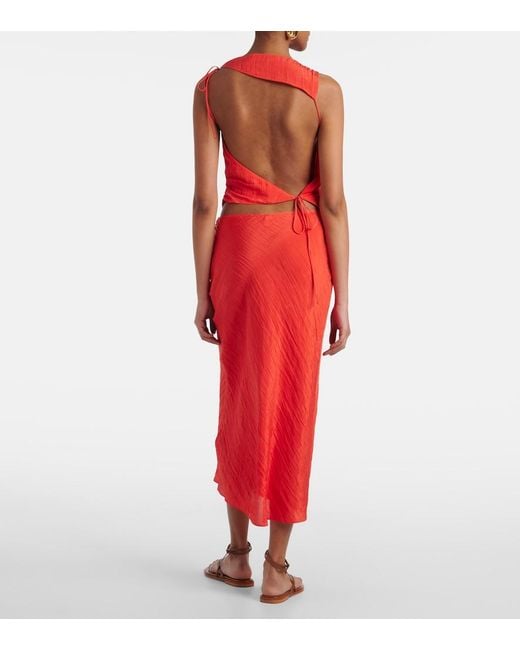 Sir Red Ligera Midi Skirt