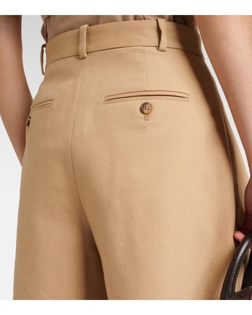 Shorts in cotone e lana di Polo Ralph Lauren in Natural