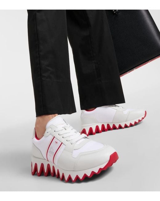 Sneakers Nastroshark Donna di Christian Louboutin in Red