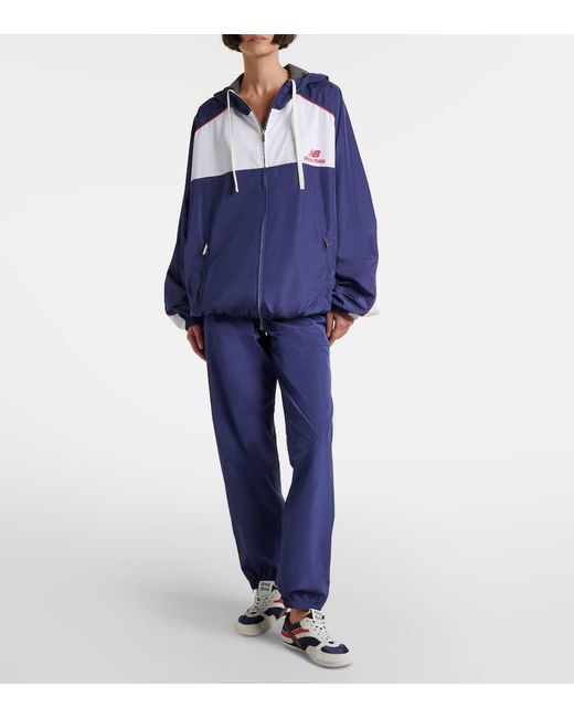 X New Balance Pantalones Deportivos De Popelin Miu Miu de color Blue