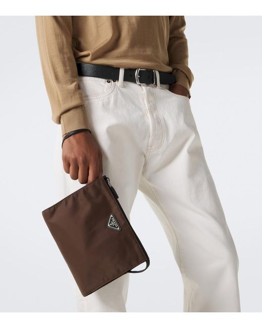 Bustina di Prada in Brown da Uomo