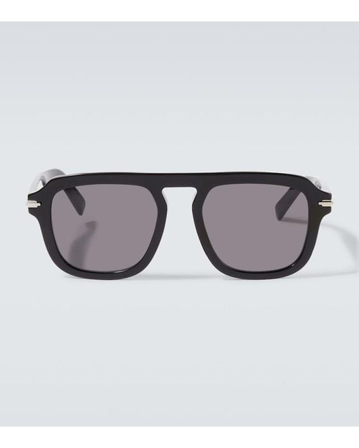 Dior Brown Diorblacksuit S15I Flat-Top Sunglasses for men