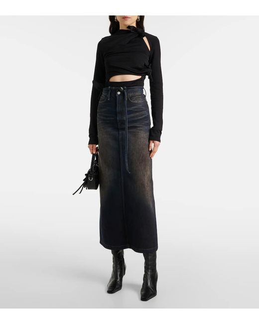Top di Acne in Black