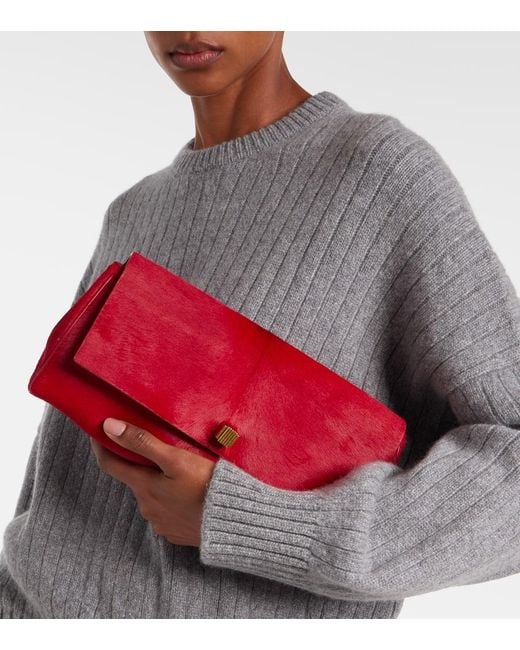Clutch Audrey di Khaite in Red