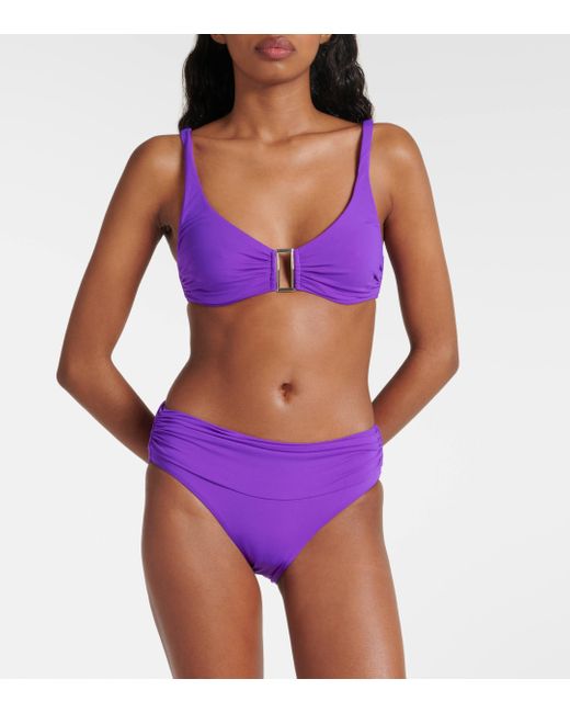 Culotte de bikini Bel Air Melissa Odabash en coloris Purple