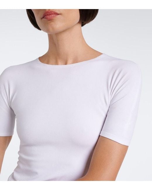 Gucci White Jersey T-Shirt