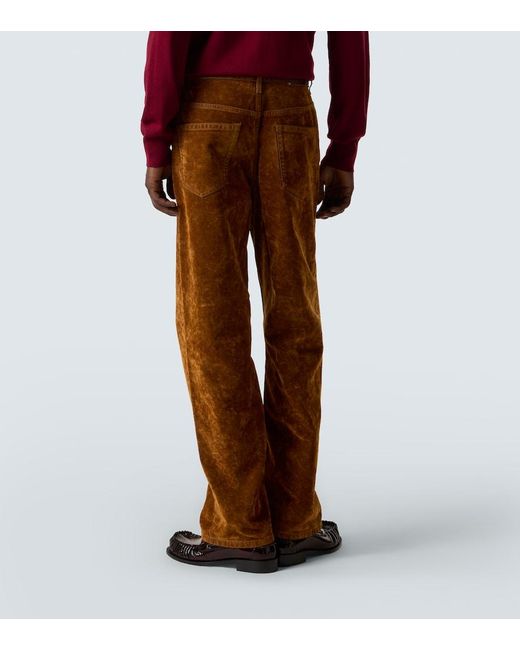 Jean Ample Pine Dries Van Noten pour homme en coloris Brown