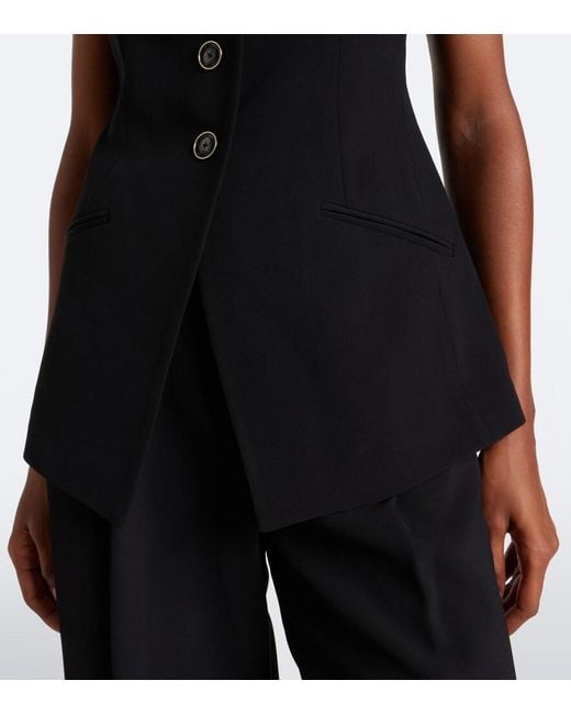 Chaleco Sorenne Veronica Beard de color Black