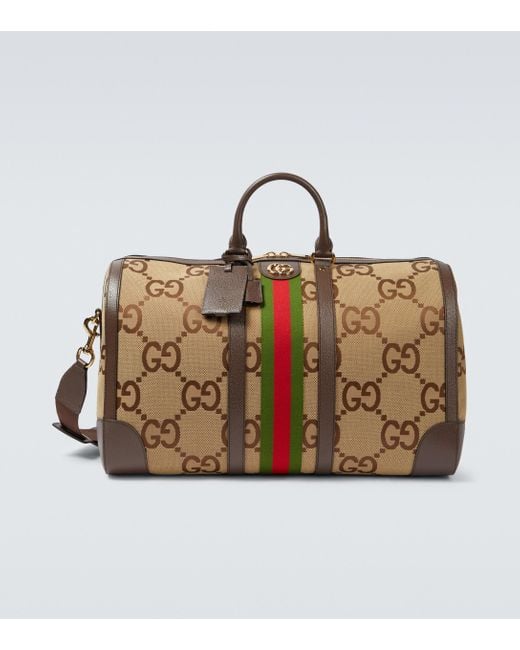 Gucci Multicolor Jumbo GG Large Canvas Duffel Bag for men