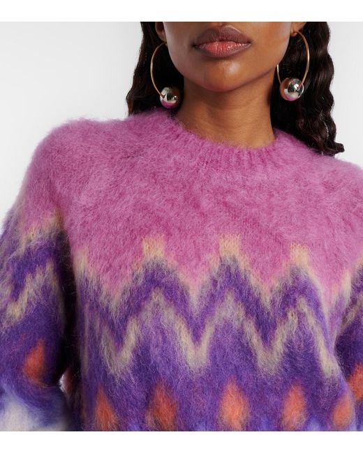 Isabel Marant Purple Marant Étoile Ambre Knit