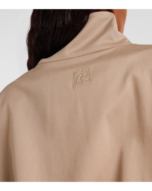 Magda Butrym Natural Bomberjacke Aus Wolle Und Seide