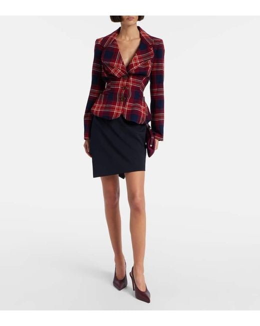 Vivienne Westwood Red Tartan Blazer