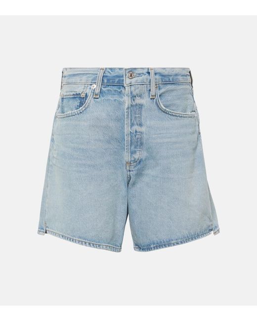 Shorts di jeans Marlow di Citizens of Humanity in Blue