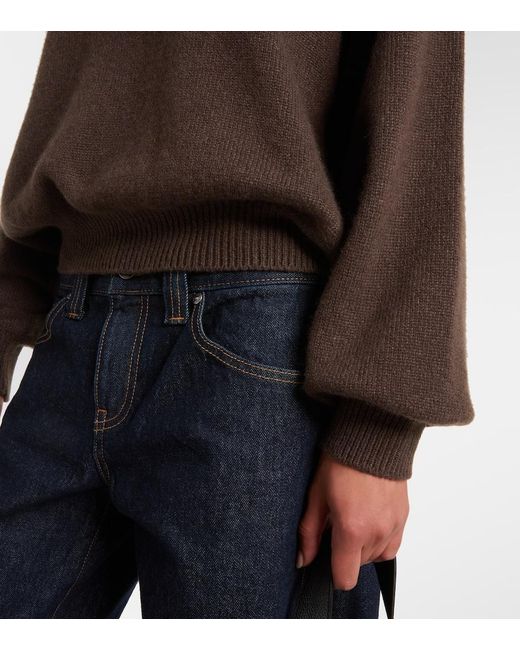 Khaite Brown Margaux Cashmere Sweater