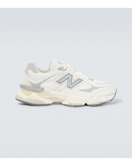 New Balance Sneakers 9060 mit Veloursleder in White für Herren