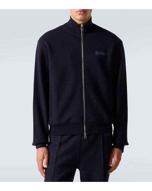 Givenchy Jacke Aus Einem Wollgemisch in Blue für Herren
