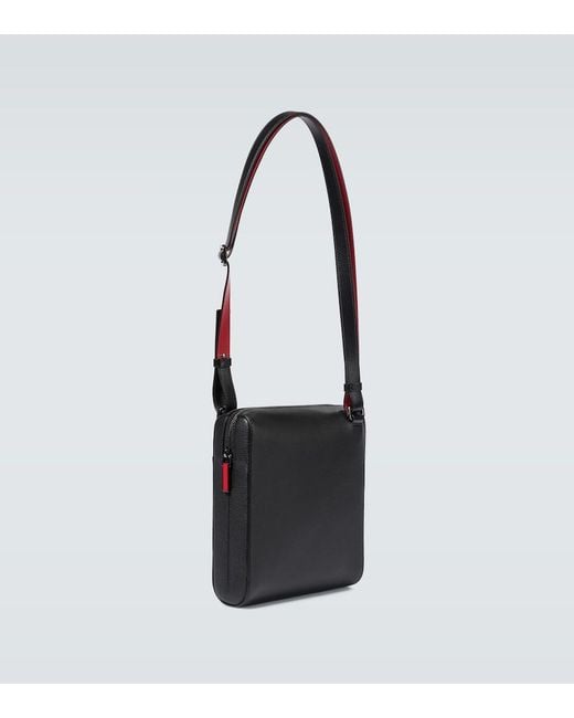Christian Louboutin Black/black/bk Benech Medium Leather Messenger Bag for men
