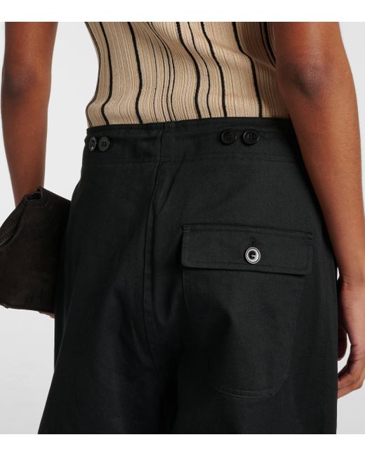 Pantalon cargo en coton Totême  en coloris Black