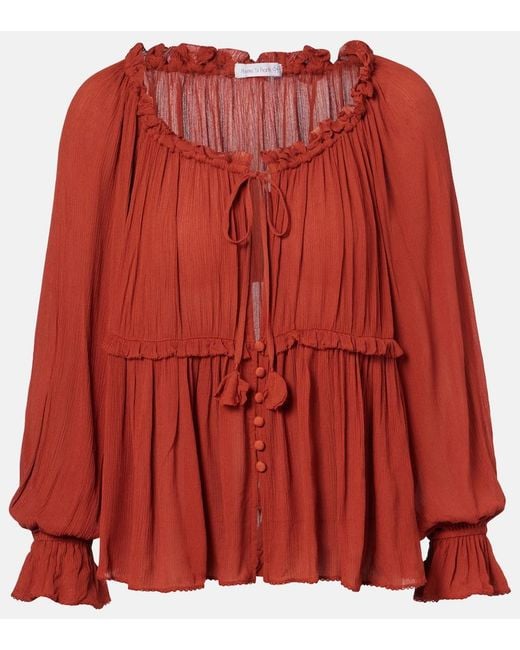 Poupette Red Moon Top