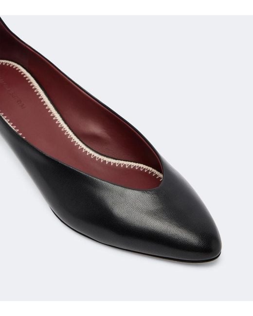 Magda Butrym Brown Embellished Leather Pumps