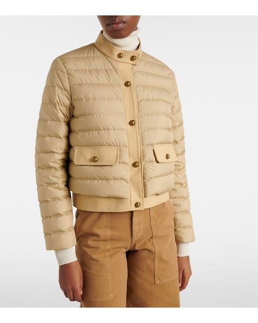 Moncler Natural Juju Padded Down Jacket