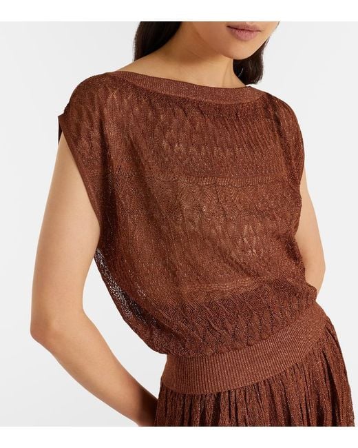 Zimmermann Brown Top Awaken Aus Lame