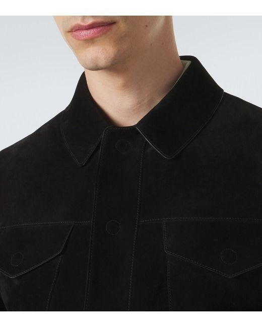 Tom Ford Black Suede Jacket for men