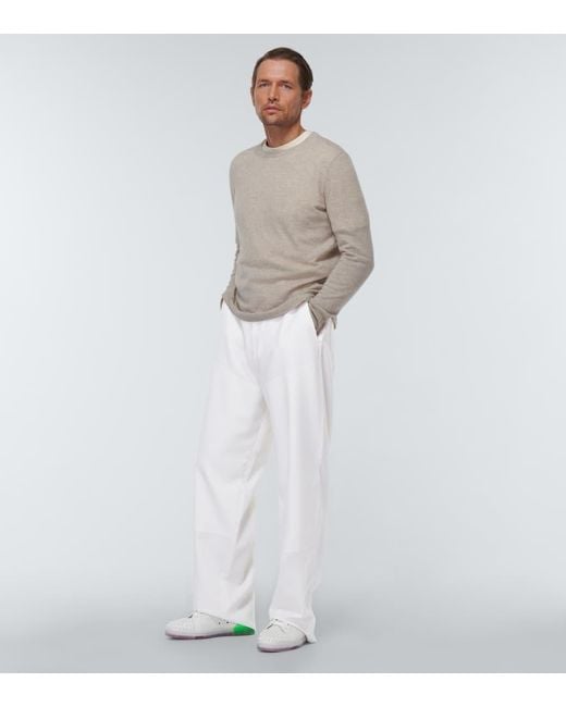 Christian Louboutin Green Louis Junior Spikes Sneakers for men