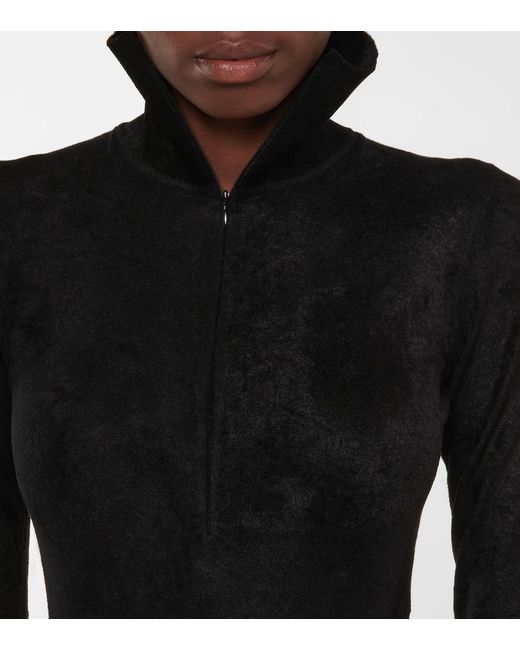 Alaïa Black Alaia Turtleneck Bodysuit