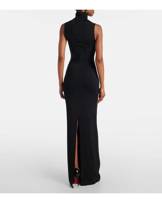 Nensi Dojaka Blue Maxikleid Gwyneth Aus Strick