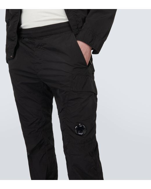 C P Company Black Chrome-r Sweatpants for men