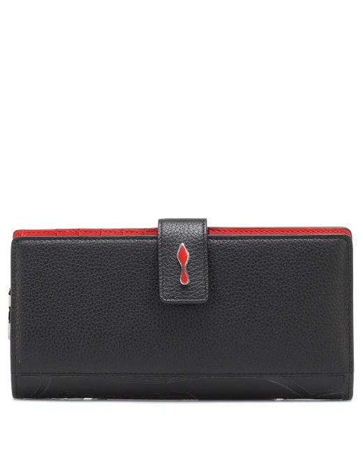 Christian Louboutin Black Paloma Continental Leather Wallet