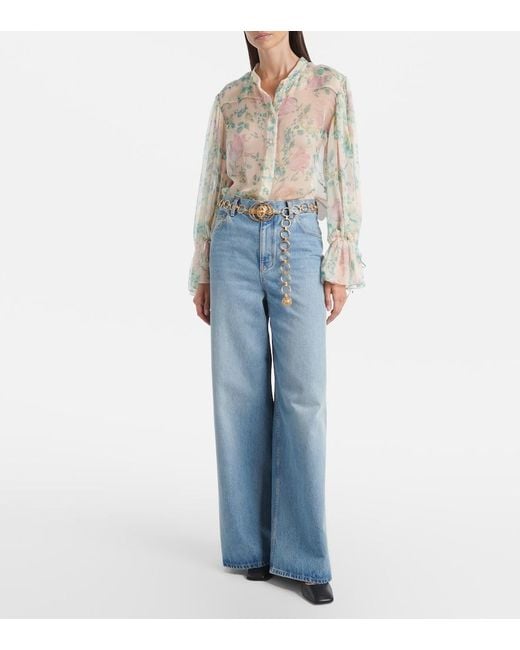 Chloé Brown Charms 55 Leather Slingback Pumps