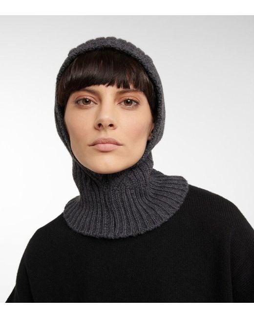 The Row Black Everest Cashmere Balaclava
