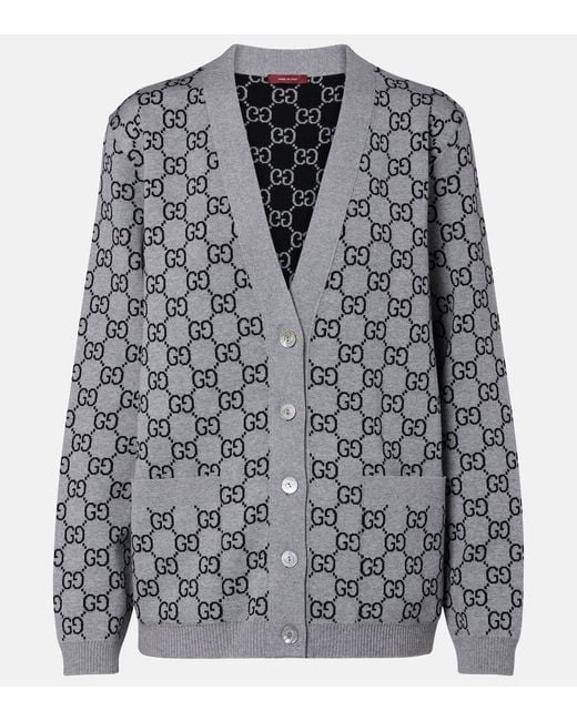 Cardigan di Gucci in Gray