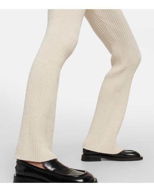 AMI Natural Hose Aus Rippstrick