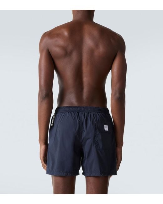 Fedeli Blue Madeira Swim Trunks for men