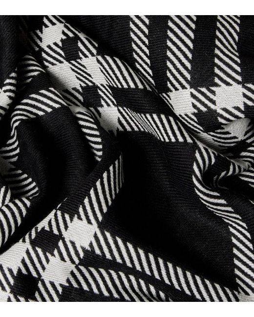 Sciarpa Check di Burberry in Black