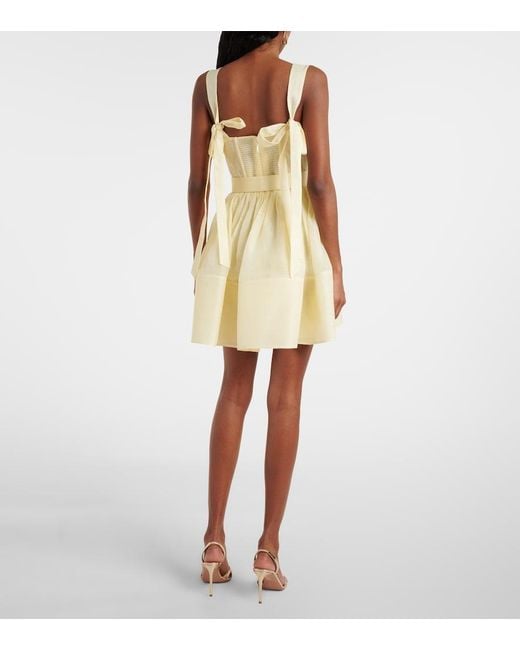 Abito Corto Dawning di Zimmermann in Yellow