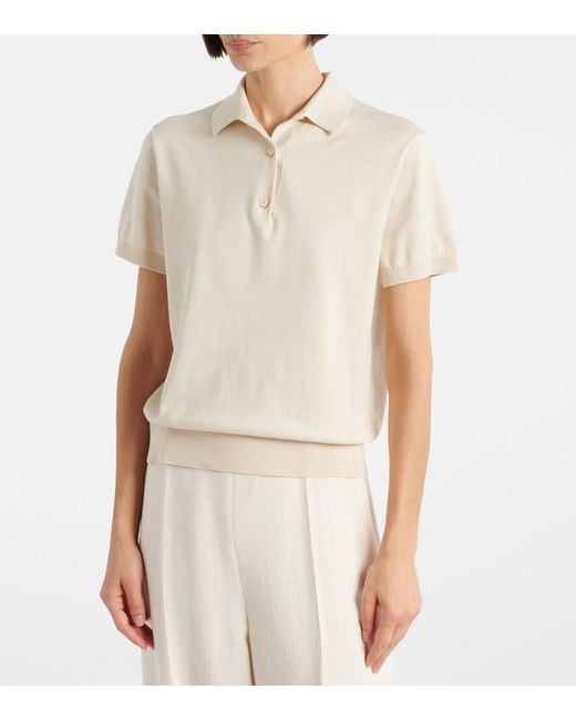 Loro Piana Natural Cotton Polo Shirt