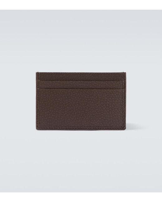 Gucci White Ophidia Leather-Trimmed Card Case for men