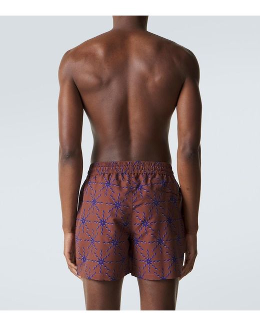 Frescobol Carioca Red Rio Printed Swim Trunks for men